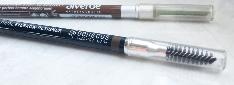 Eyebrow Pencils Alverde Vs Benecos Naturlily